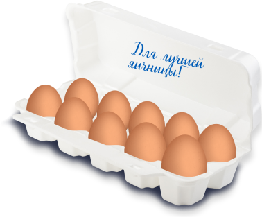Яичный бокс на 10 яиц Яичный бокс на 10 яиц